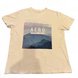 Beige Graphic T-Shirt for Men